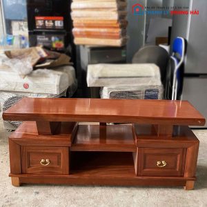 Thanh Lý Kệ Tivi Gỗ Xoan 1m2 Giá Rẻ Mới 99%
