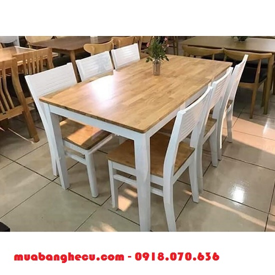 Để tạo ra không gian ăn uống thoải mái cho gia đình, bạn có thể chọn bộ bàn ăn xuất khẩu 6 ghế dài 1m6 giá rẻ. Với chất liệu gỗ tự nhiên và thiết kế đơn giản nhưng tinh tế, bộ bàn này sẽ mang lại sự ấm cúng và hòa nhã cho không gian bếp và phòng ăn của bạn.