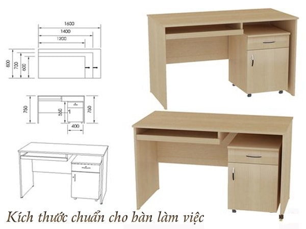 kich-thuoc-ban-van-phong-chuan Cách Lựa Chọn Bàn Làm Việc Phù Hợp Với Mình