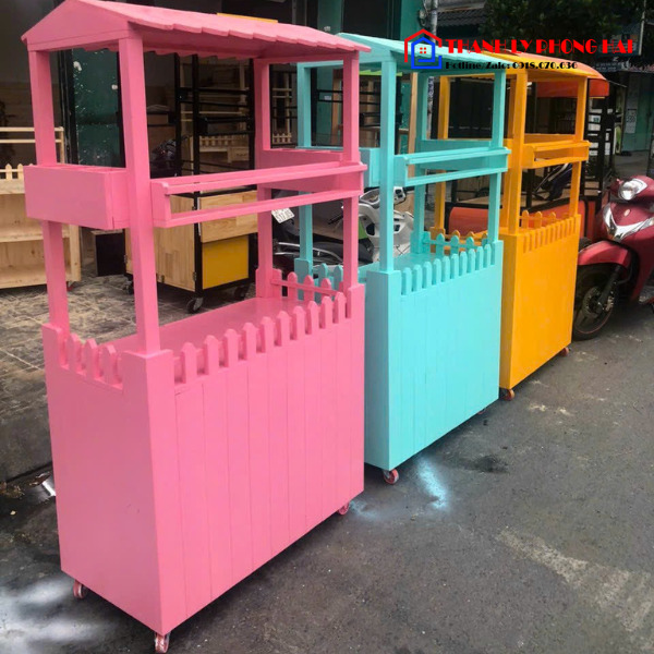 Thanh-ly-quay-pha-che-ca-phe-go-14 Thanh Lý Quầy Pha Chế Cà Phê Gỗ Mới 99% [10 Mẫu]