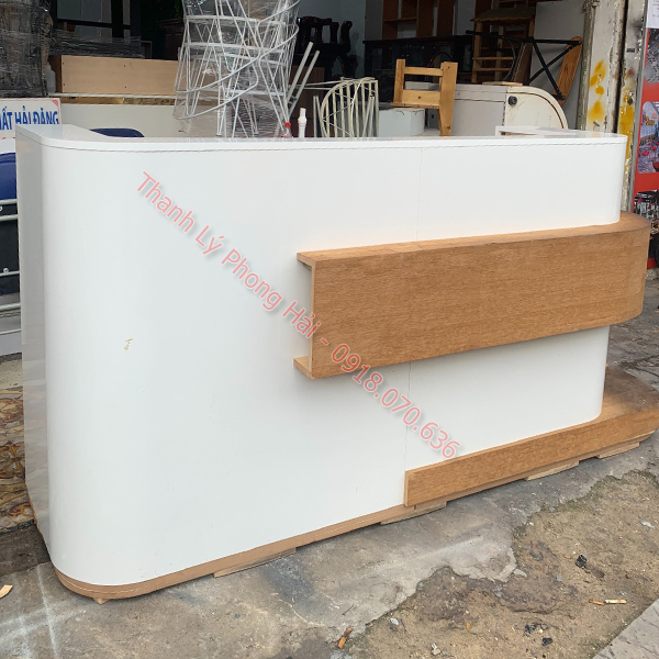 Thanh-ly-quay-pha-che-ca-phe-go-17 Thanh Lý Quầy Pha Chế Cà Phê Gỗ Mới 99% [10 Mẫu]