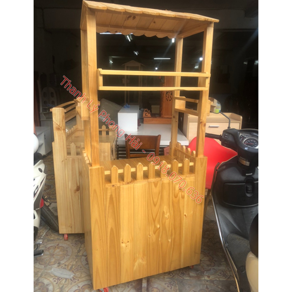 Thanh-ly-quay-pha-che-ca-phe-go-7 Thanh Lý Quầy Pha Chế Cà Phê Gỗ Mới 99% [10 Mẫu]