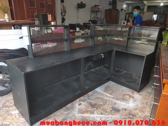 Thanh Lý Quầy Pha Chế Cà Phê Gỗ Ghép Giá Rẻ - Hình mặt trong