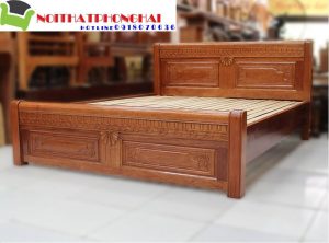 Thanh Lý Giường Gỗ Tự Nhiên Giá Rẻ TPHCM -1