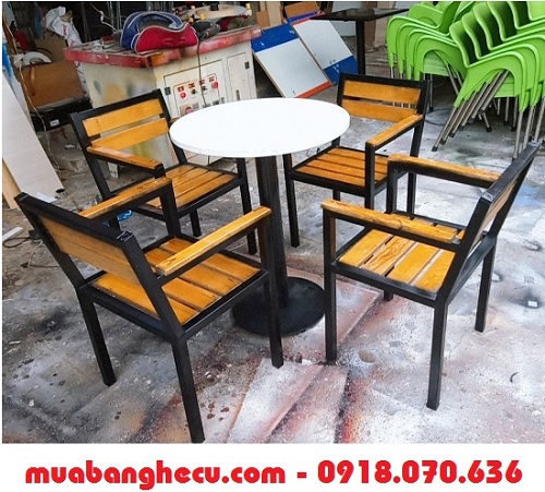 thanh lý bộ bàn ghế pallet