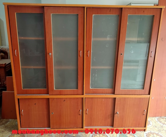 Thanh Lý Tủ Đựng Hồ Sơ, Tủ Tài Liệu Giá Rẻ, Mới 95% - Hình mặt ngoài