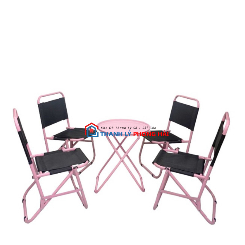 bo-ban-ghe-xep-tra-chanh Thanh Lý Bàn Trà Chanh Xếp Sắt Mới 99% (Nhiều Màu)