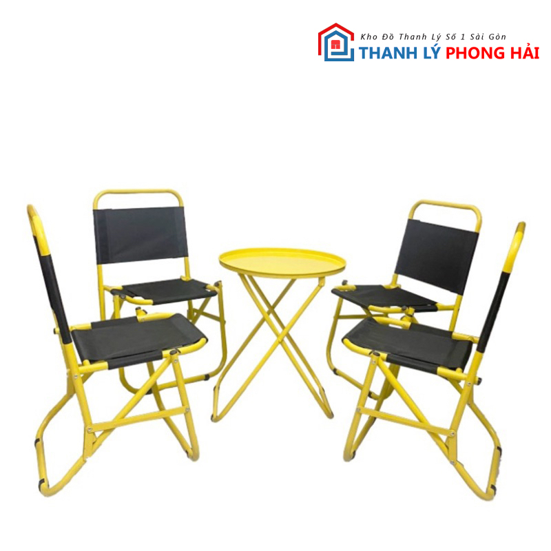 bo-ban-ghe-xep-tra-chanh2 Thanh Lý Bàn Trà Chanh Xếp Sắt Mới 99% (Nhiều Màu)