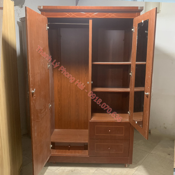 tu-quan-ao-thanh-ly-1 Tủ Quần Áo 2 Cánh Gọn Đẹp Giá Rẻ Mới 99%