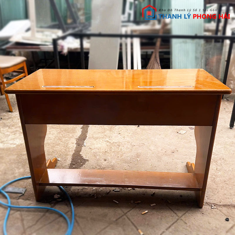 ban-go-1m-cu-dep-95-1 Thanh Lý Bàn Học Sinh Gỗ Cũ Giá Rẻ