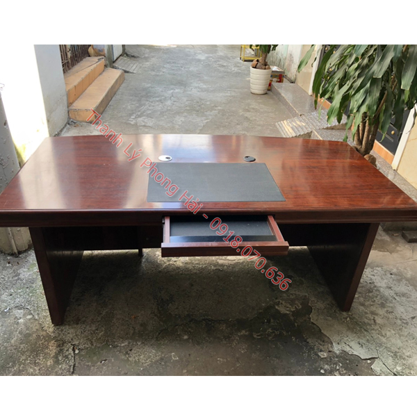 ban-giam-doc-cu1 Thanh Lý Bàn Giám Đốc Hòa Phát Cũ 1m8x90cm