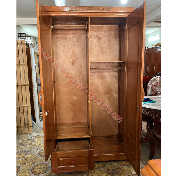 tu-quan-ao-2-canh-dep Tủ Quần Áo Gỗ Xoan Đào Tồn Kho Mới 99%