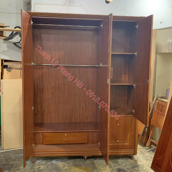 tu-quan-ao-cu-2 Tủ Quần Áo 3 Cánh Có Gương Cũ