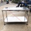 Bàn 2 tầng Inox