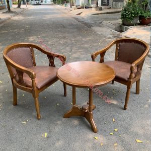 Thanh Lý Ghế Cafe Kansai Nâu Gỗ Mới 99%