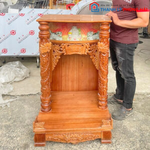 Thanh Lý Bàn Thờ Thần Tài Ông Địa Gỗ Xoan Mới 99%