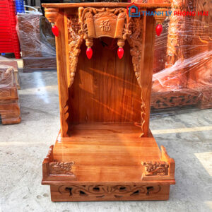 Kệ Thờ Ông Địa Gỗ Xoan Tồn Kho Mới 99%