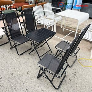 Thanh Lý Bộ Bàn Ghế Xếp Cafe Mới 99%
