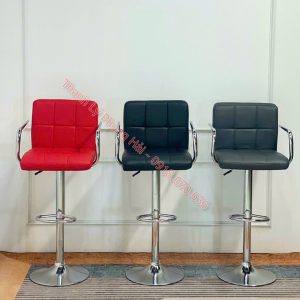 Thanh Lý Ghế Bar Inox Lót Nệm Mới 99%