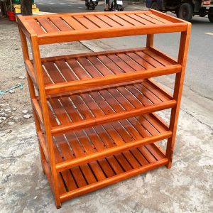 Kệ Giày Dép 5 Tầng Gỗ Cao Cấp Mới 99%
