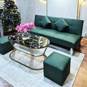 Thanh Lý Bộ Sofa Bed Bọc Simili Mới 99% (Nhiều Màu)