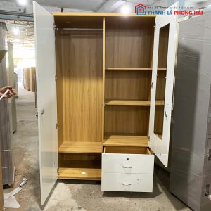 Tủ Quần Áo 2 Cánh Tồn Kho Giá Rẻ Mới 99%