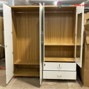 Tủ Quần Áo 4 Cánh Hiện Đại Giá Rẻ Mới 99%