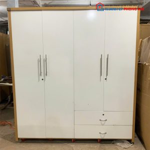 Tủ Quần Áo 4 Cánh Hiện Đại Giá Rẻ Mới 99%