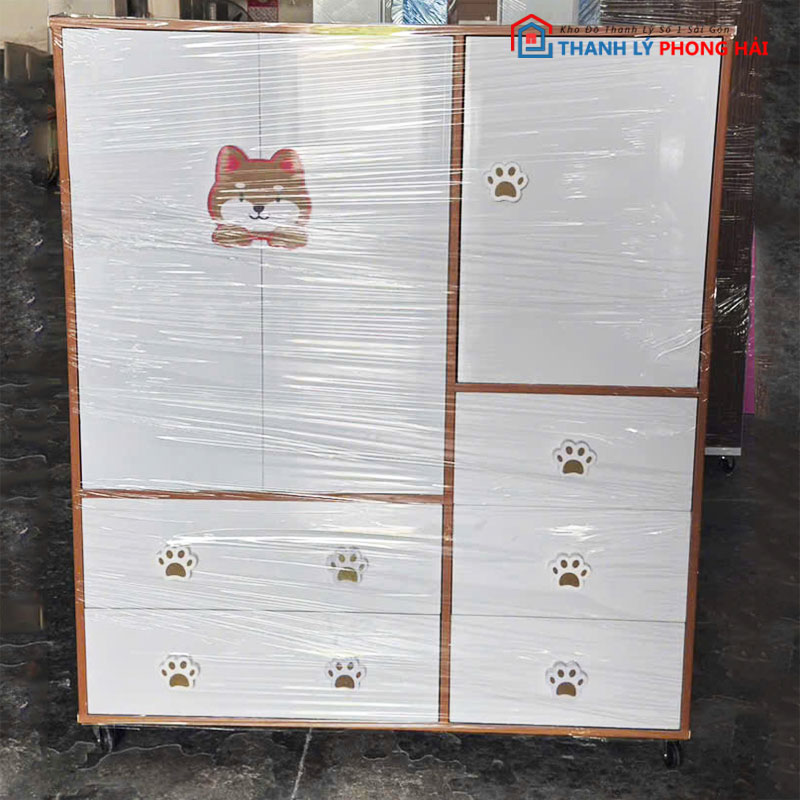 tu-ao-4-canh-1m8-ton-kho-thiet-ke-hien-dai-ma-776-1 Thanh Lý Tủ Nhựa Đài Loan Mini 1M2x1M Mới 99%