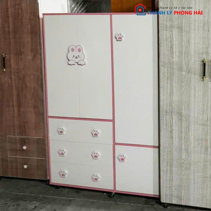 tu-ao-4-canh-1m8-ton-kho-thiet-ke-hien-dai-ma-776-2 Thanh Lý Tủ Nhựa Đài Loan Mini 1M2x1M Mới 99%