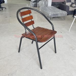 Thanh Lý Ghế Coca Gỗ Khung Sắt Mới 99%