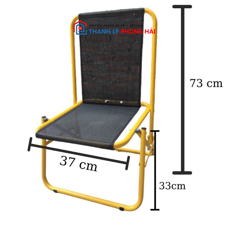 ghe-xep-lo-xo-lun-thap1 Thanh Lý Ghế Xếp Lò Xo Lưng Thấp Mới 99% (2 Màu)