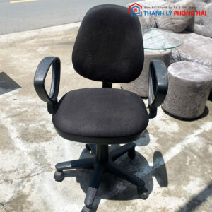 Ghế Xoay Văn Phòng Bọc Vải Nỉ Cũ