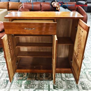 Thanh Lý Tủ Giày Gỗ Cao Su 1M Tồn Kho Mới 99% (Nhiều Mẫu)