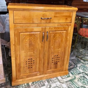 Thanh Lý Tủ Giày Gỗ Cao Su 60CM Tồn Kho Mới 99%