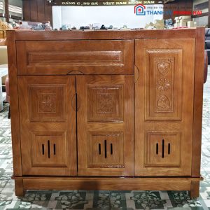 Thanh Lý Tủ Giày Gỗ Sồi 1M Tồn Kho Mới 99%