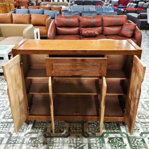 Thanh Lý Tủ Giày Gỗ Sồi 1M2 Tồn Kho Mới 99%