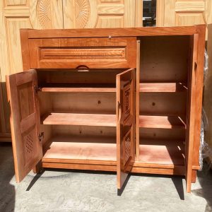 Thanh Lý Tủ Giày Gỗ Sồi 1M Tồn Kho Mới 99%