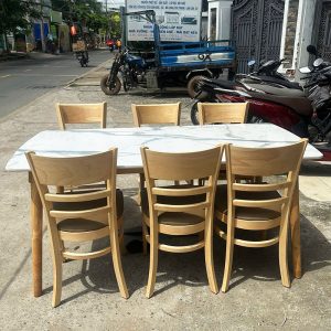 Thanh Lý Bộ Bàn Ăn 6 Ghế Cabin Cao Cấp Mới 99% (3 mẫu)