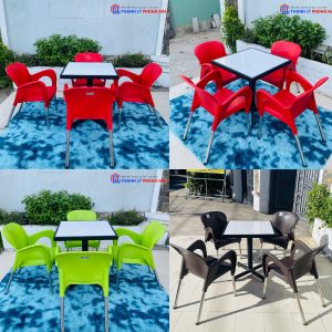 Thanh Lý Bộ Bàn Ghế Sake Mới 99% (3 Màu)