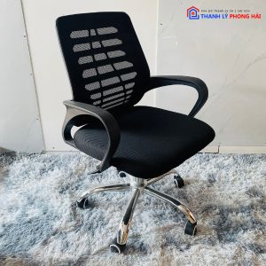 Thanh Lý Ghế Xoay Văn Phòng Màu Đen Mới 99%