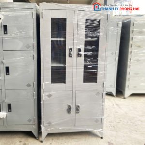 Thanh Lý Tủ Hồ Sơ Sắt 4 Cánh Tồn Kho Mới 99%