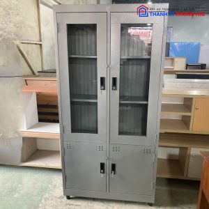 Thanh Lý Tủ Hồ Sơ Sắt 4 Cánh Tồn Kho Mới 99%