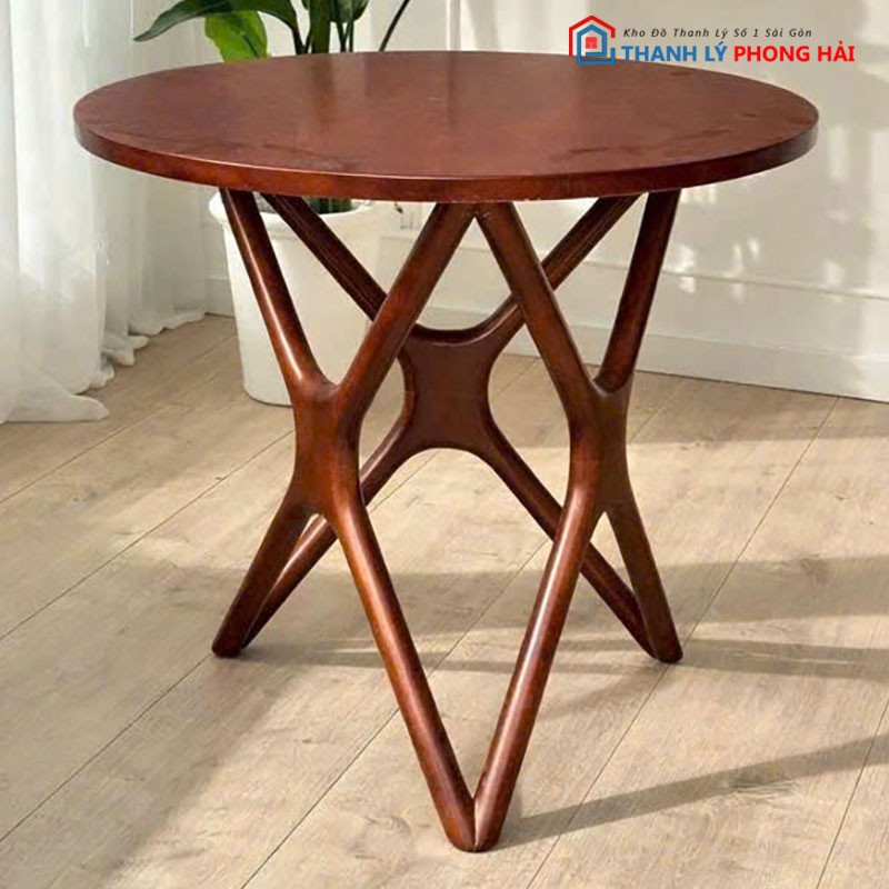 thanh-ly-ban-cafe-go-chan-sao-ton-kho-gia-re-1 Thanh Lý Bàn Cafe Gỗ Chân Sao Mới 99% (Nhiều Màu)