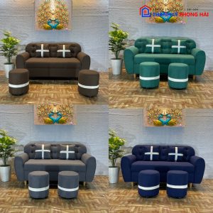 Thanh Lý Sofa Vải Nỉ Sang Trọng Mới 99% (Nhiều Màu)