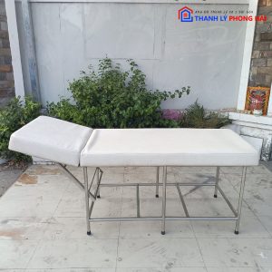 Thanh Lý Giường Massage Chân Inox Trắng Cũ Giá Rẻ