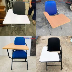 Thanh Lý Ghế Xếp Liền Bàn Lưng Cao Cũ Giá Rẻ (Nhiều Màu)
