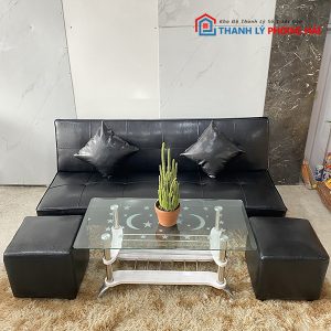 Thanh Lý Bộ Sofa Bed Da Simili Mới 99% (Nhiều màu)