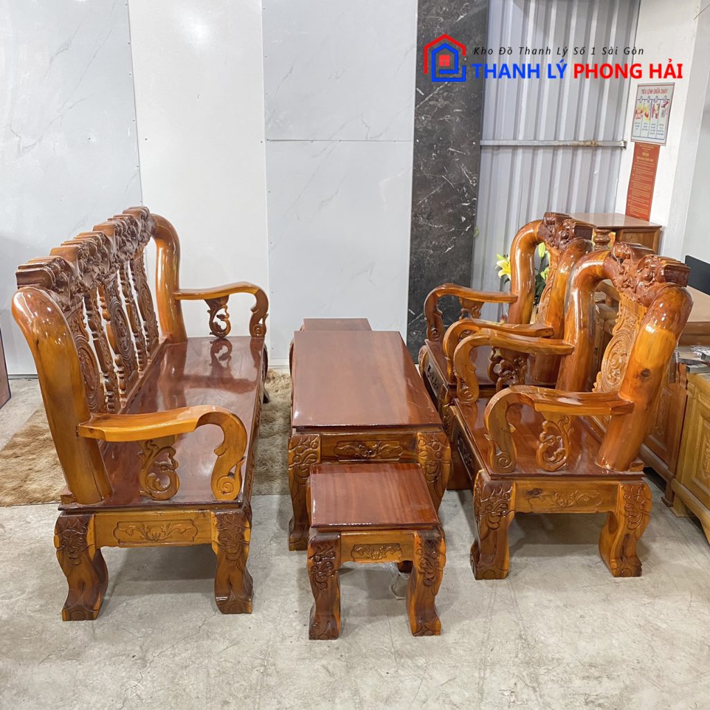 Bo-salon-go-tram-cu-1024x1024 Thanh Lý Bộ Salon Tay 12 Chạm Đào Mới 99%