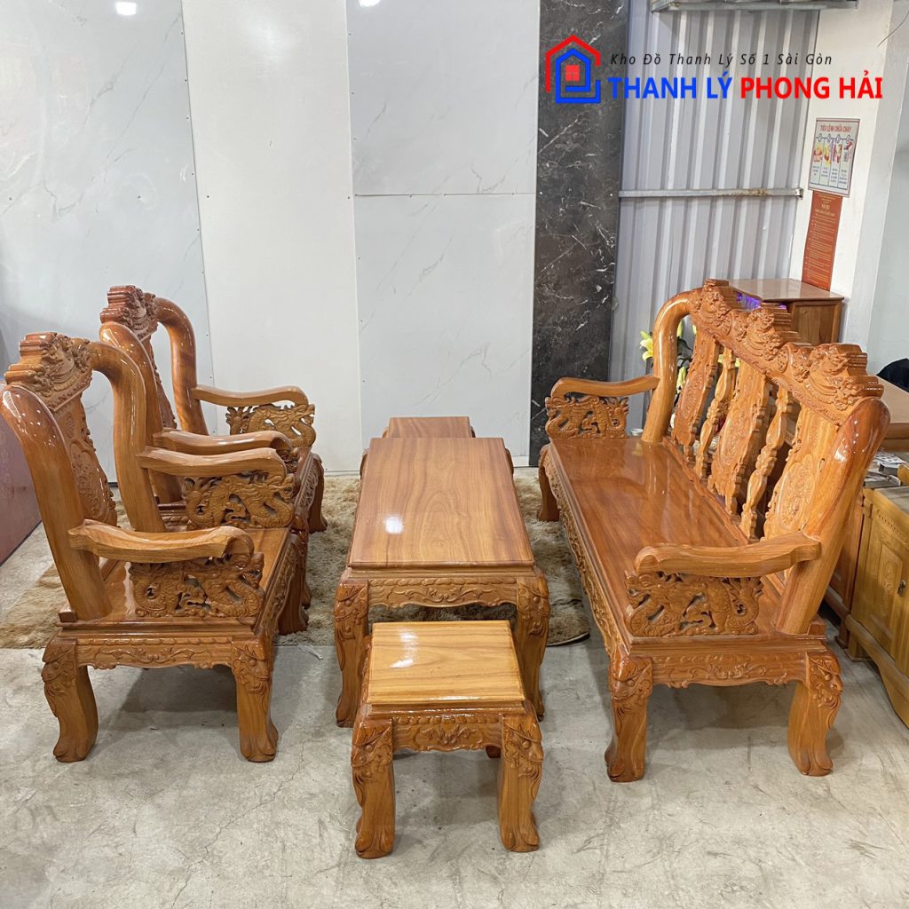 Bo-salon-go-tram-ton-kho-1024x1024 Thanh Lý Bộ Salon Gõ Đỏ Chạm Nghê Tay 10 Mới 99%